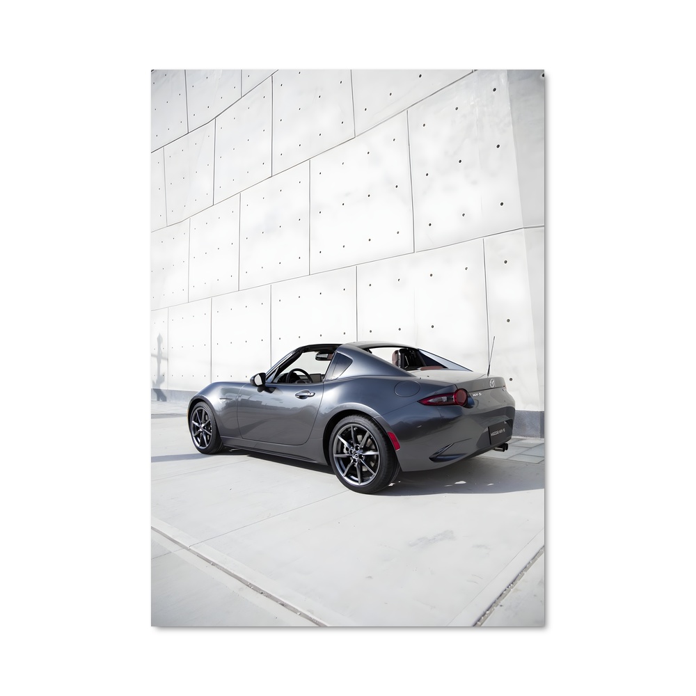 Poster Vitesse Grise Automobile Ambiance moderne
